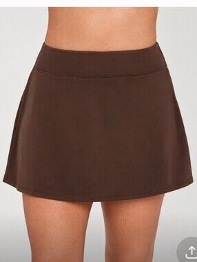 St Johns Bay Swim Skirt With Attached Bottom - Brown, Women's Size 12